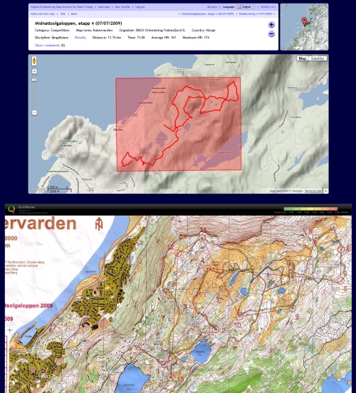 Screenshot 3: show single map including overview map